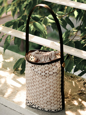 lou net bag ivory