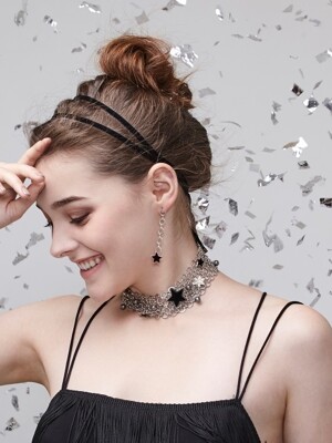 Shooting Star Night Glamour Choker Necklace