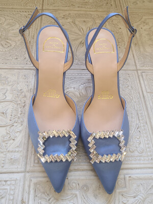 Angela Spring Slingback(Blue)