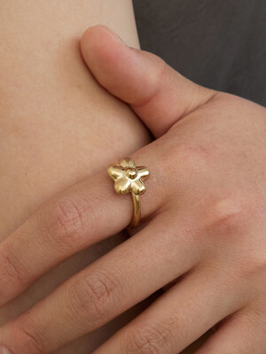 Flower ring (gold)