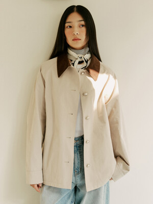 HALF WORK JACKET_BEIGE