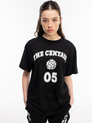 CENTAUR ROSE 05 SHORT SLEEVED T-SHIRTS_BLACK