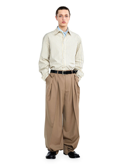 셔츠 - 아더에러 (ADER ERROR) - Fluic label shirt Stripe