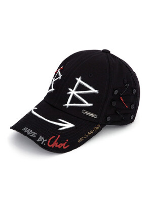 BBD Double Face Plate Logo Cap (Black)