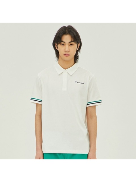 스포츠웨어 - 르꼬끄 스포르티브 (Lecoq sportif) - [르꼬끄 공식] LE COURT] 레귤러 화섬 폴로티(QO213TTS59)