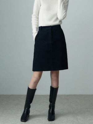 CORDUROY A LINE SKIRT