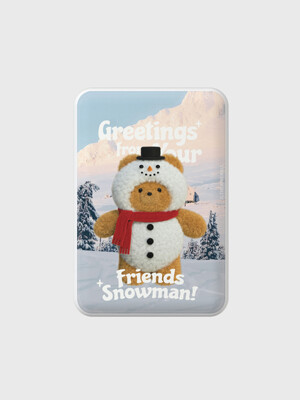 greetings gummy snowman [맥세이프 보조배터리]