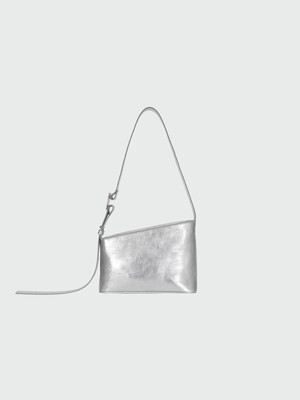 HALOS Small Trapezoid Shoulder Bag - Silver