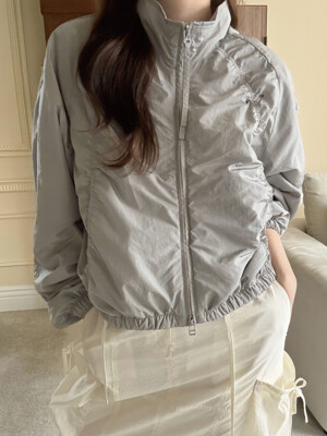 SHIRRING STRING BLOUSON JUMPER GR