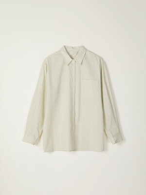 MACE STRIPE SHIRT_BEIGE