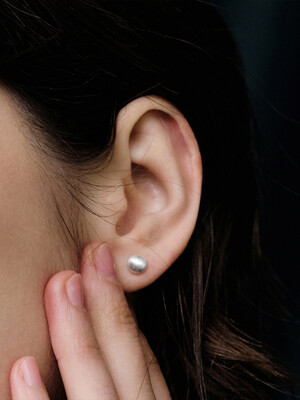 NP022 Matte Round Small Earrings