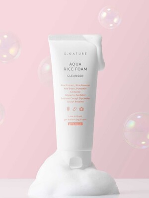 아쿠아 라이스 약산성 클렌징폼 160ml