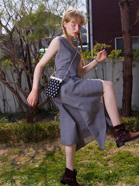 TILDA MA TILDA ♥ Dot Organza Balloon Skirt /追跡付 틸다마틸다]Dot Organza Balloon Skirt_black