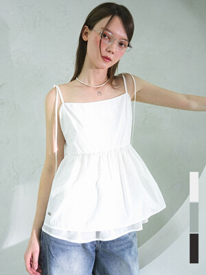 Ribbon Strap Prill Sleeveless - 3COL