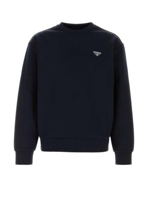 25SS 프라다 긴팔 티셔츠 UJL90BSOOO11OQF0008 BLUE DOM