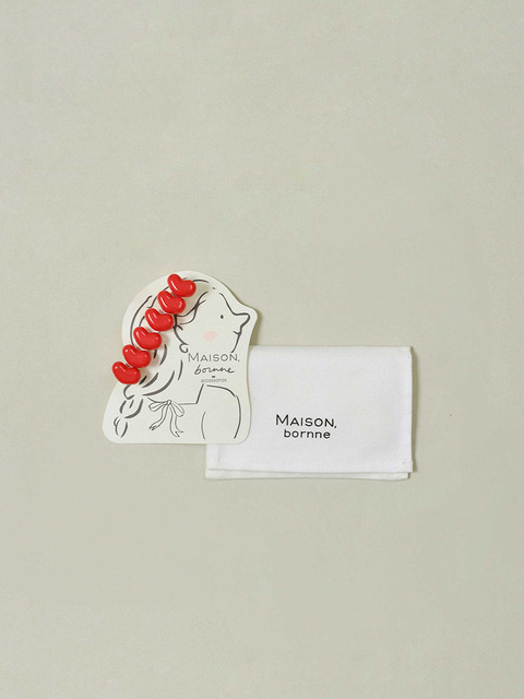 메종본에 MB) BORNNE Heart Hairclip (4 colors)