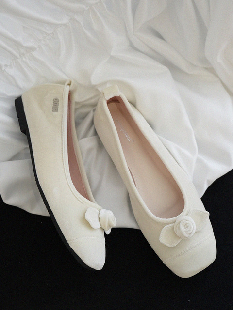옴니포턴트 (219) NEW 컬러추가 omn Rose Velvet Flat Shoes 로즈 벨벳 플랫 _4Colors