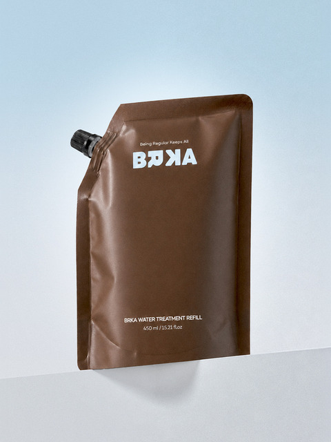 브르카 워터 트리트먼트 리필팩 450ml 극손상 단백질 헤어팩
