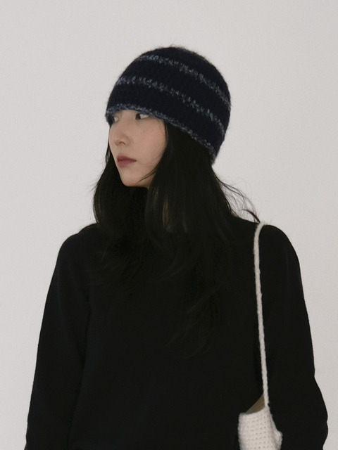 안도 바이 핸드 MIDNIGHT HAT MIDNIGHT NAVY