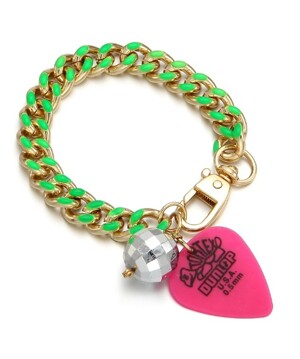 Neon Pop guitar Picks Bracelet_GREEN
