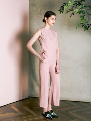 Triangle  Point  Pants _ Pink
