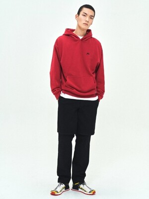 ACRONYM LOGO HOODY red