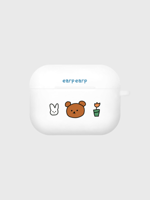 bear and rabbit-white(Air pods pro)