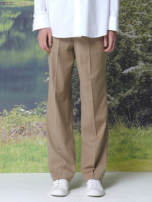 Long Wide Trousers(Brown)