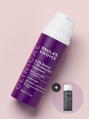 클리니컬 0.3% 레티놀 + 2% 바쿠치올 트리트먼트 30ml