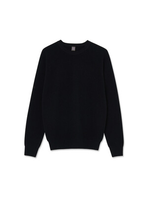 Soft Raglan Crewneck_Black