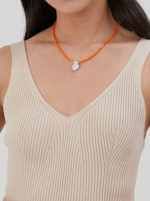 Coral Necklace (Orange)