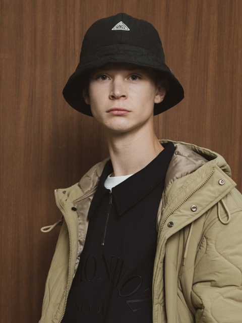 모자 - 꼬모니노즈 (COMONINOZ) - 나일론 퀼티드 버킷햇 [CN]22FW QUILTED BUCKET HAT