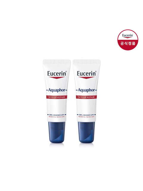 립메이크업 - 유세린 (eucerin) - 유세린 아쿠아퍼 SOS 립 리페어 10ml 2개