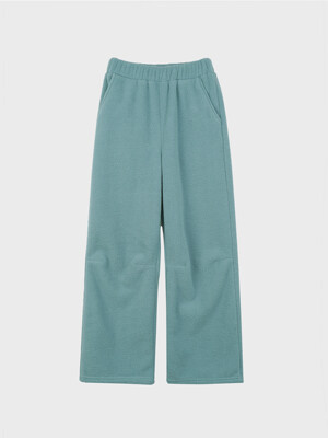 WIDE FLEECE PANTS_MINT