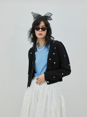 heart cardigan