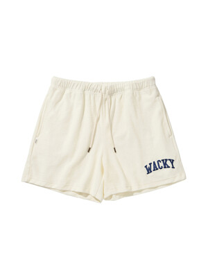 TW WACKY SHORT PANTS / WHITE