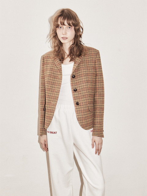 아우터 - 포니테일 (PONYTAIL) - New Classy Check Jacket