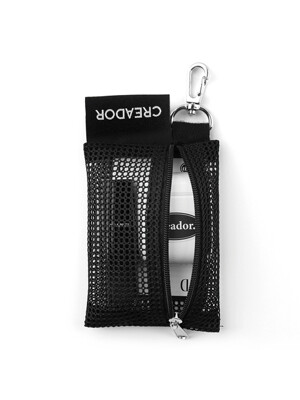 mesh card zipper pouch
