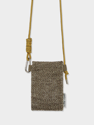 Knit Shakoshu Bag (Khaki Beige)