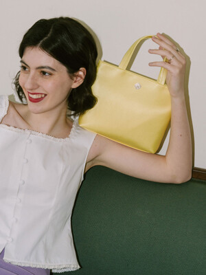 Mari Silk Tote Bag_Yellow