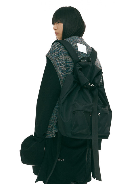 숄더백,백팩,백팩 - 하이투 (HYIIⁿ) - Hybrid Two Way Big Backpack Black