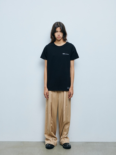 셔츠,티셔츠,셔츠,티셔츠 - 석운윤 (SEOKWOON YOON) - BLACK LOGO T-SHIRT