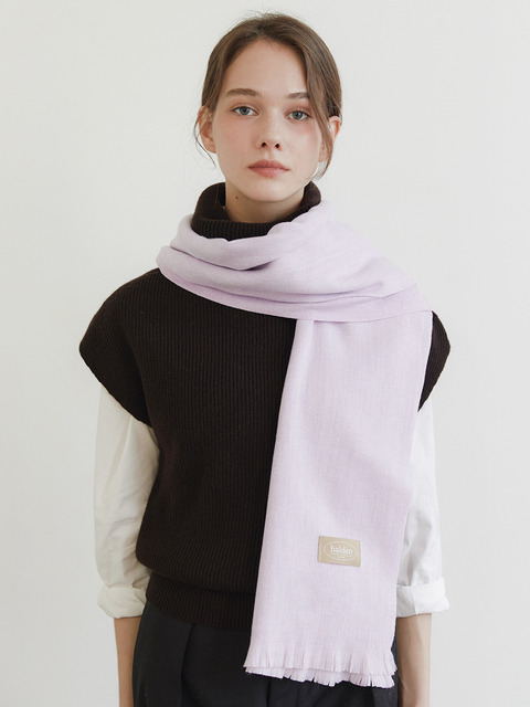 스카프/머플러,스카프/머플러 - 할렌 (halden) - heavy solid muffler (M022_light purple)