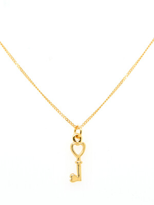 [Silver925] WH002 heart key necklace