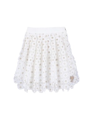 RE-Edition 24 SS Collection : Dear, Dasiy Skirt In White