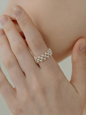 [Silver925] WE004 Silver bubble ring