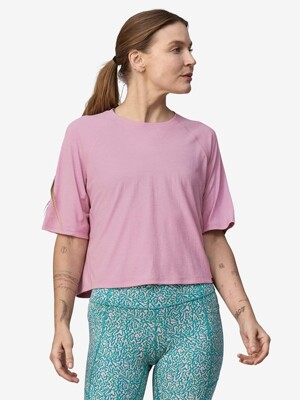 [공식] 24SS Womens Short-Sleeved Capilene® Cool Trail Cropped Shirt  24475P5