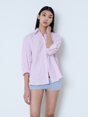Stripe Shirt (Pink Stripe)