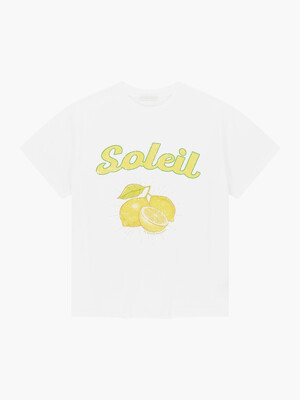 Women Vintage Lemon Grpahic T-Shirts [OFF WHITE]