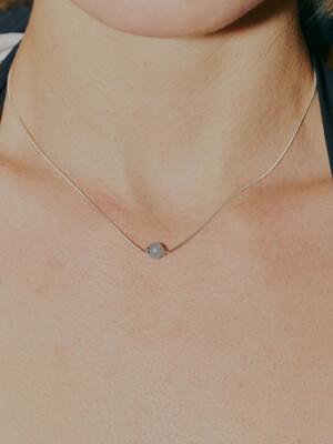 [sv925]Timeless One Necklace[Blue quartz]